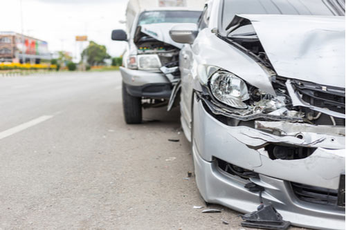 Rear-end car accident, concept of Laurel car accident lawyer